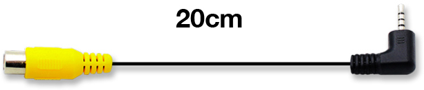 Adaptateur RCA vers Jack 3,5mm 20cm